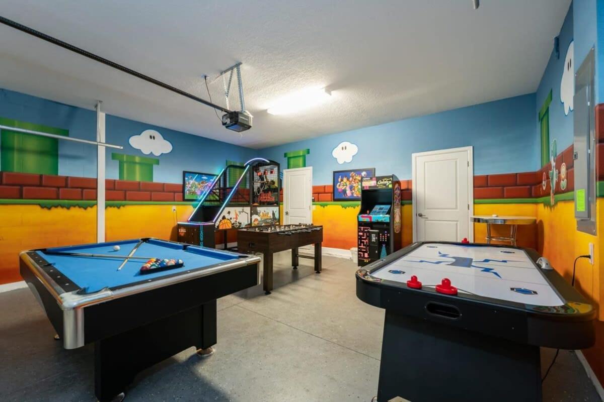 Charming 9Br Villa W Theme & Game Rooms By Disney Kissimmee Dış mekan fotoğraf
