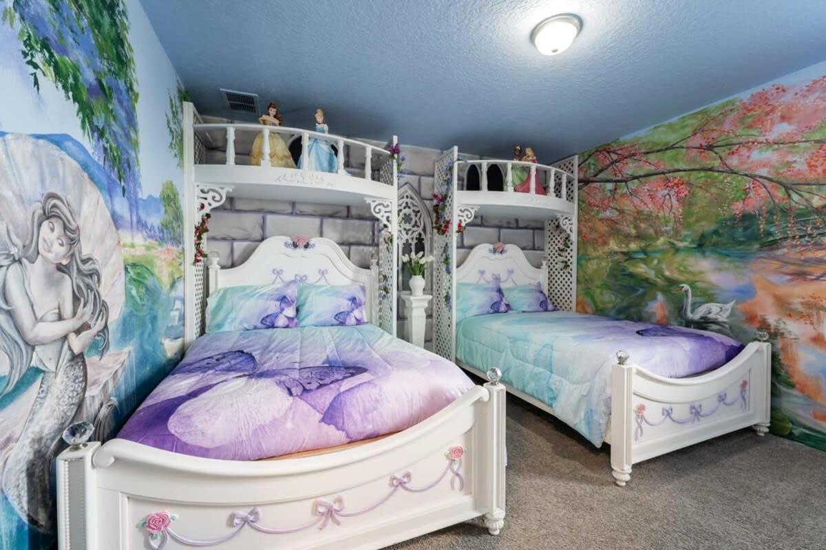 Charming 9Br Villa W Theme & Game Rooms By Disney Kissimmee Dış mekan fotoğraf
