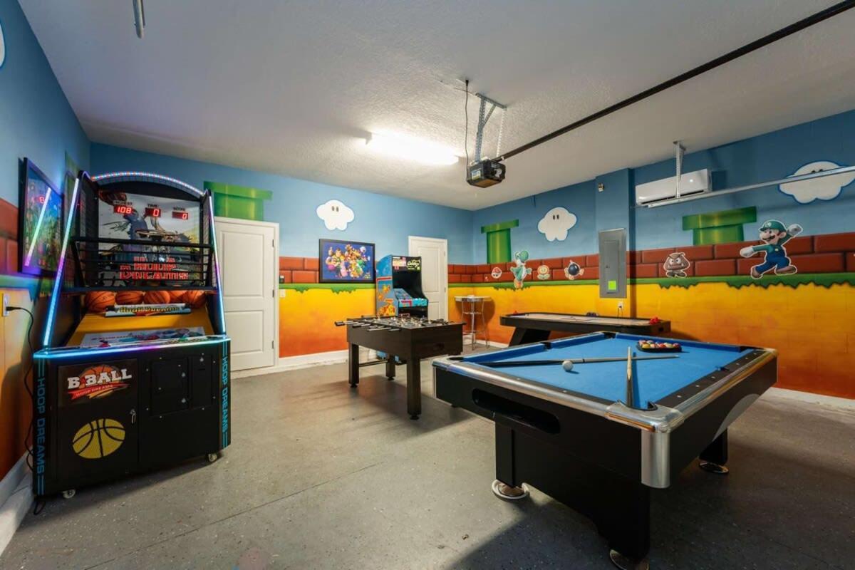 Charming 9Br Villa W Theme & Game Rooms By Disney Kissimmee Dış mekan fotoğraf
